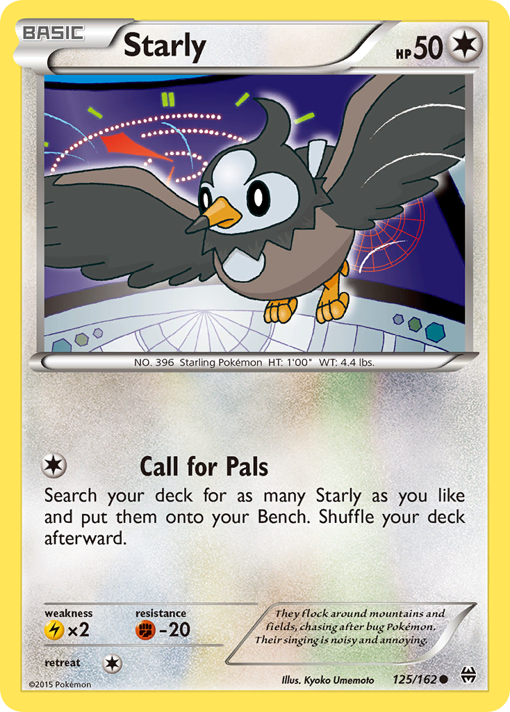 Starly (125/162) [XY: BREAKthrough] | Eastridge Sports Cards & Games