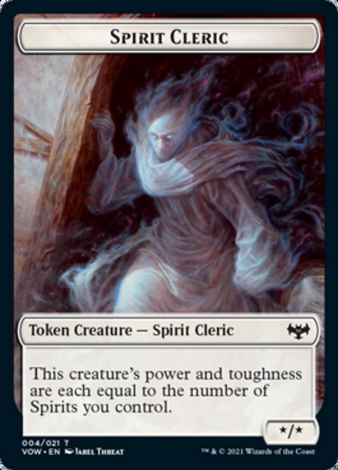 Spirit Cleric Token [Innistrad: Crimson Vow Tokens] | Eastridge Sports Cards & Games