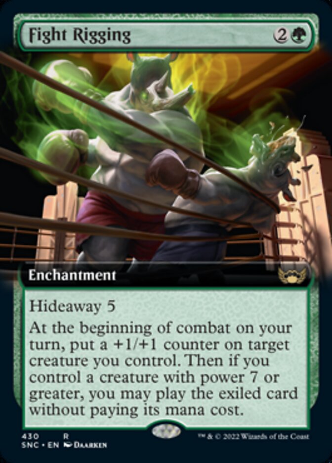 Fight Rigging (Extended Art) [Streets of New Capenna] | Eastridge Sports Cards & Games