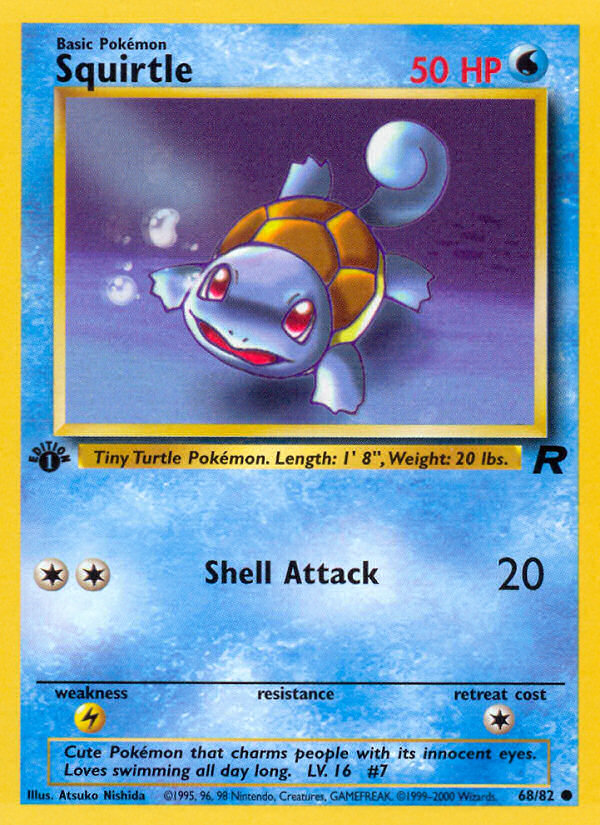 Squirtle (68/82) [Team Rocket 1st Edition] | Eastridge Sports Cards & Games