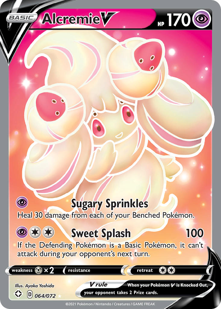 Alcremie V (064/072) [Sword & Shield: Shining Fates] | Eastridge Sports Cards & Games