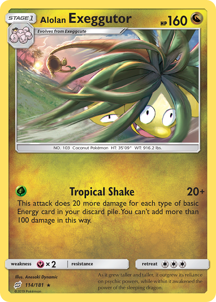 Alolan Exeggutor (114/181) [Sun & Moon: Team Up] | Eastridge Sports Cards & Games