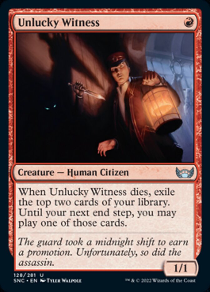 Unlucky Witness [Streets of New Capenna] | Eastridge Sports Cards & Games