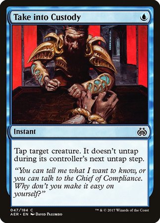 Take into Custody [Aether Revolt] | Eastridge Sports Cards & Games