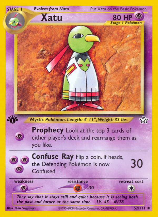 Xatu (52/111) [Neo Genesis 1st Edition] | Eastridge Sports Cards & Games