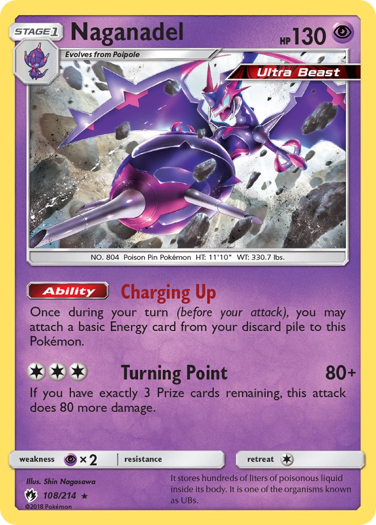 Naganadel(108/214) (Theme Deck Exclusive) [Sun & Moon: Lost Thunder] | Eastridge Sports Cards & Games