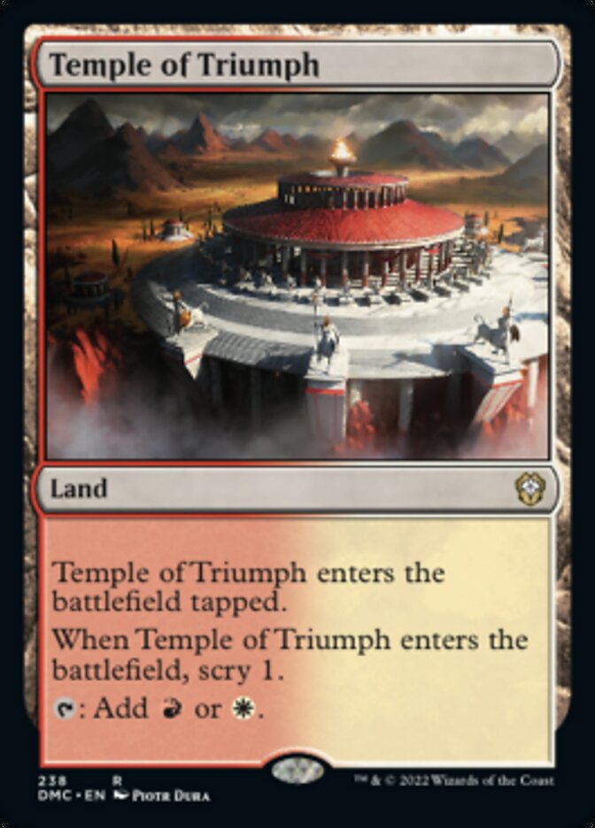 Temple of Triumph [Dominaria United Commander] | Eastridge Sports Cards & Games