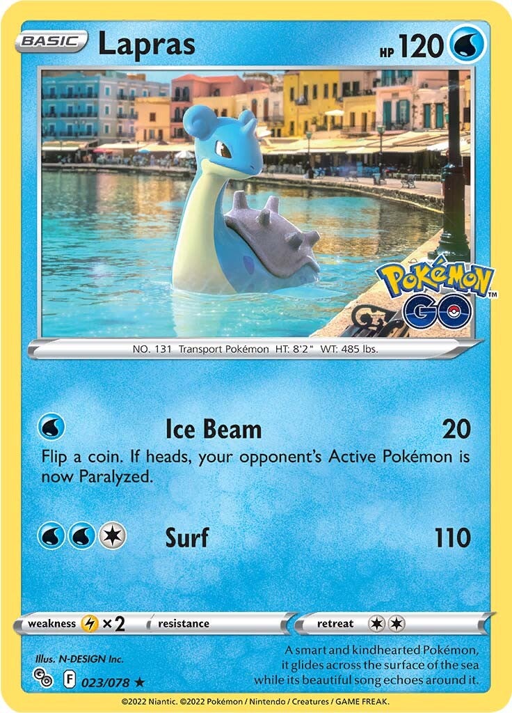 Lapras (023/078) [Pokémon GO] | Eastridge Sports Cards & Games