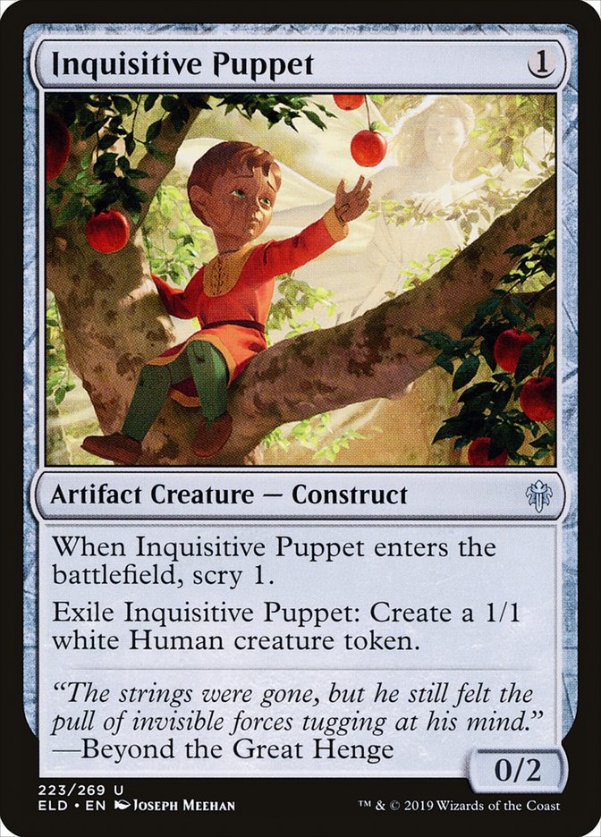 Inquisitive Puppet [Throne of Eldraine] | Eastridge Sports Cards & Games