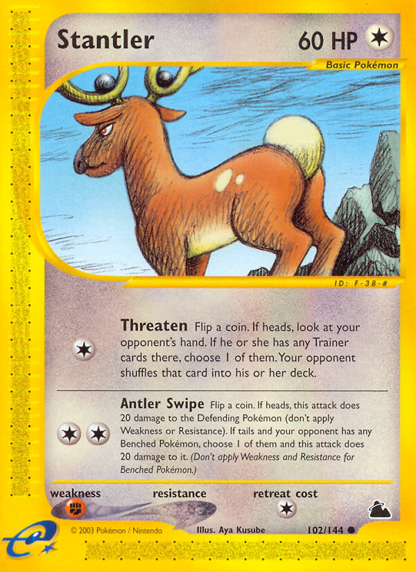 Stantler (102/144) [Skyridge] | Eastridge Sports Cards & Games