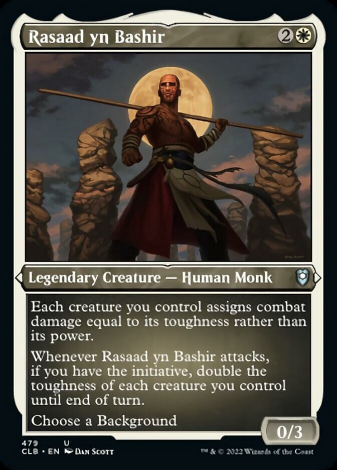 Rasaad yn Bashir (Foil Etched) [Commander Legends: Battle for Baldur's Gate] | Eastridge Sports Cards & Games