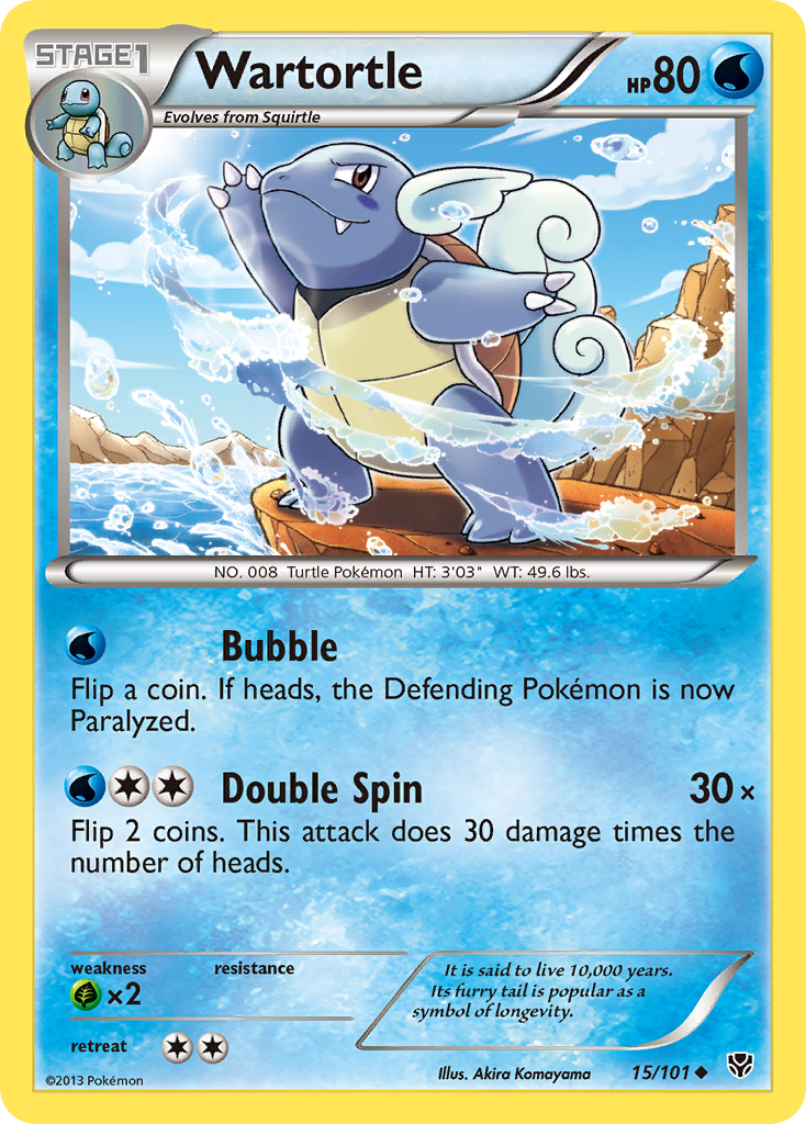 Wartortle (15/101) [Black & White: Plasma Blast] | Eastridge Sports Cards & Games