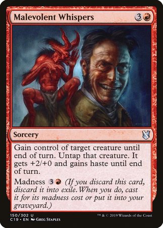 Malevolent Whispers [Commander 2019] | Eastridge Sports Cards & Games