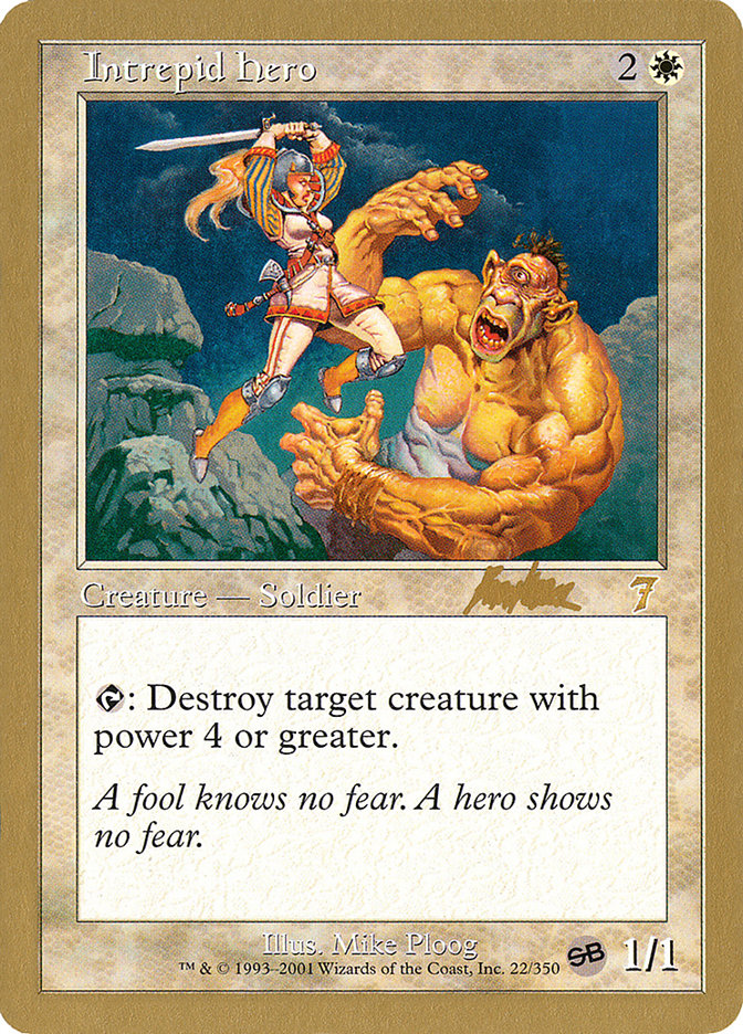 Intrepid Hero (Brian Kibler) (SB) [World Championship Decks 2002] | Eastridge Sports Cards & Games