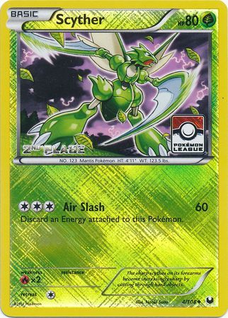 Scyther (4/108) (League Promo 2nd Place) [Black & White: Dark Explorers] | Eastridge Sports Cards & Games