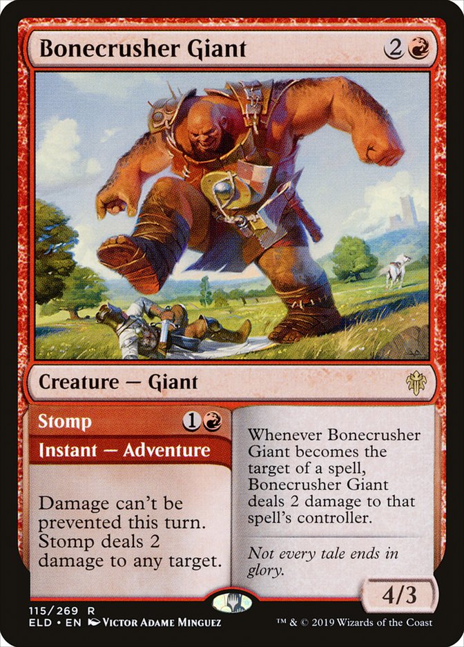 Bonecrusher Giant // Stomp [Throne of Eldraine] | Eastridge Sports Cards & Games