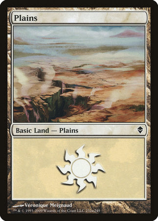 Plains (232a) [Zendikar] | Eastridge Sports Cards & Games
