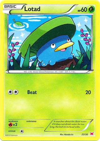Lotad (23/30) [XY: Trainer Kit 2 - Latias] | Eastridge Sports Cards & Games