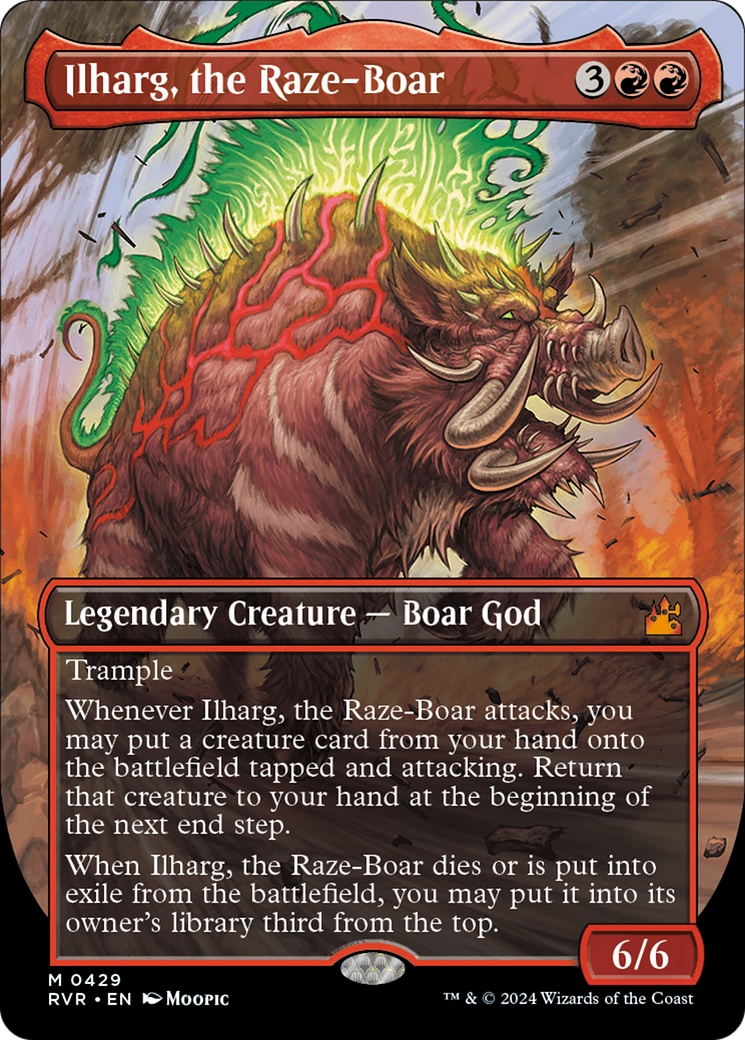 Ilharg, the Raze-Boar (Anime Borderless) [Ravnica Remastered] | Eastridge Sports Cards & Games