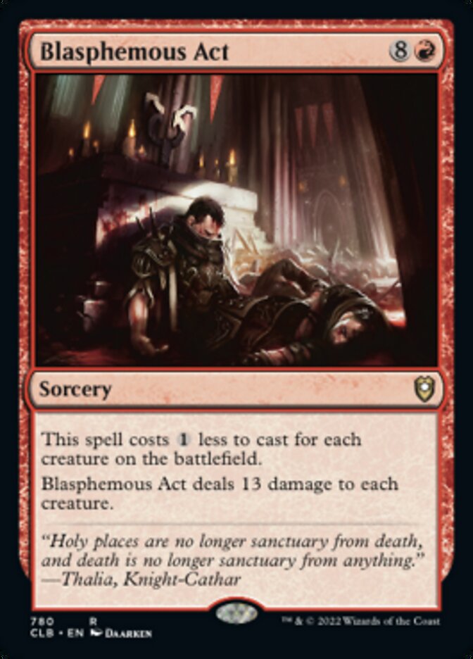 Blasphemous Act [Commander Legends: Battle for Baldur's Gate] | Eastridge Sports Cards & Games