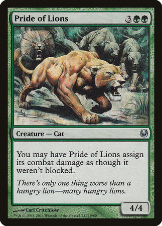 Pride of Lions [Duel Decks: Ajani vs. Nicol Bolas] | Eastridge Sports Cards & Games