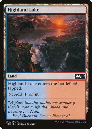 Highland Lake [Core Set 2019] | Eastridge Sports Cards & Games