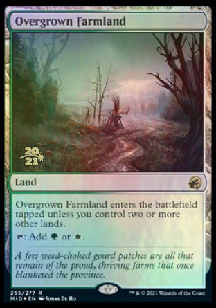 Overgrown Farmland [Innistrad: Midnight Hunt Prerelease Promos] | Eastridge Sports Cards & Games