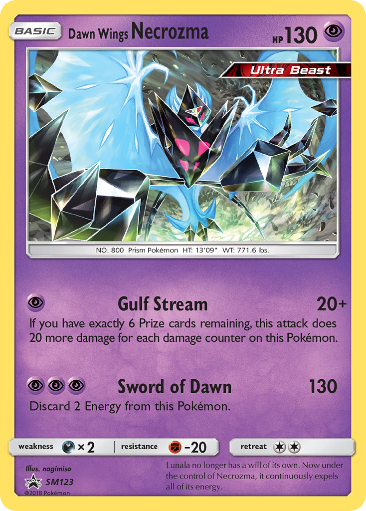 Dawn Wings Necrozma (SM123) [Sun & Moon: Black Star Promos] | Eastridge Sports Cards & Games