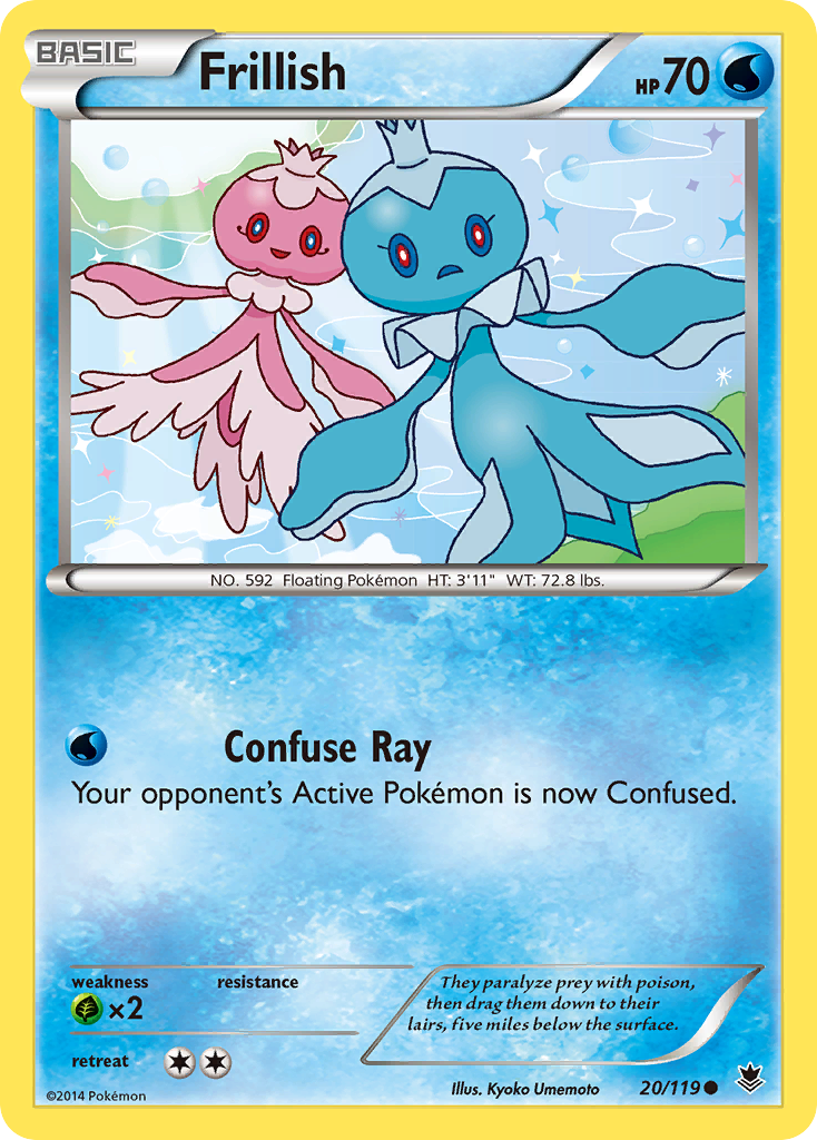 Frillish (20/119) [XY: Phantom Forces] | Eastridge Sports Cards & Games