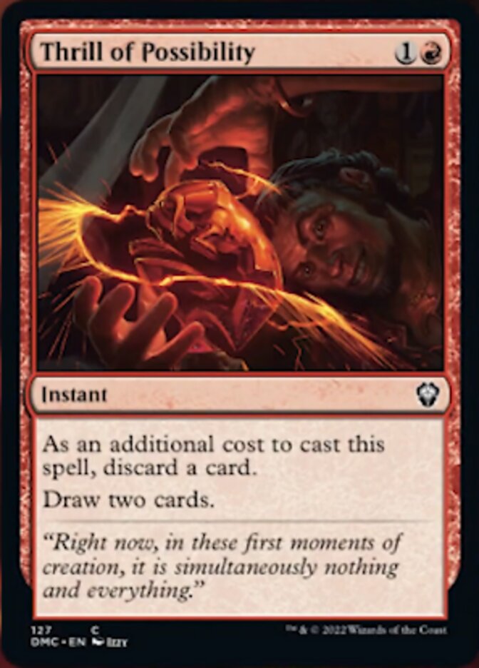 Thrill of Possibility [Dominaria United Commander] | Eastridge Sports Cards & Games