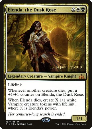 Elenda, the Dusk Rose [Rivals of Ixalan Promos] | Eastridge Sports Cards & Games