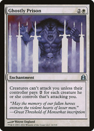 Ghostly Prison [Commander 2011] | Eastridge Sports Cards & Games