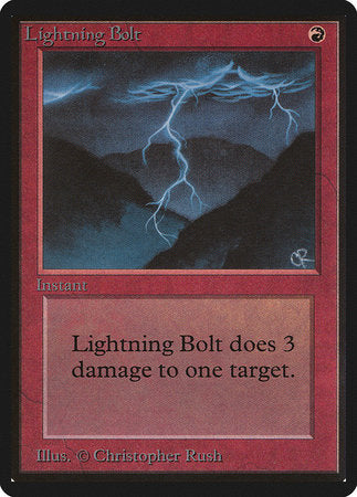 Lightning Bolt [Limited Edition Beta] | Eastridge Sports Cards & Games