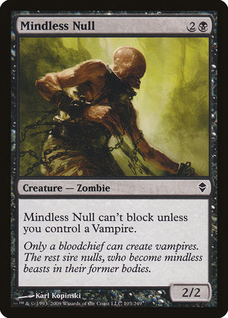 Mindless Null [Zendikar] | Eastridge Sports Cards & Games