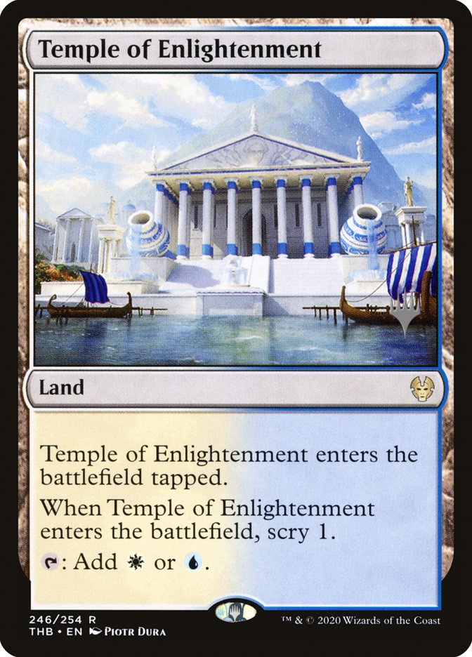 Temple of Enlightenment (Promo Pack) [Theros Beyond Death Promos] | Eastridge Sports Cards & Games