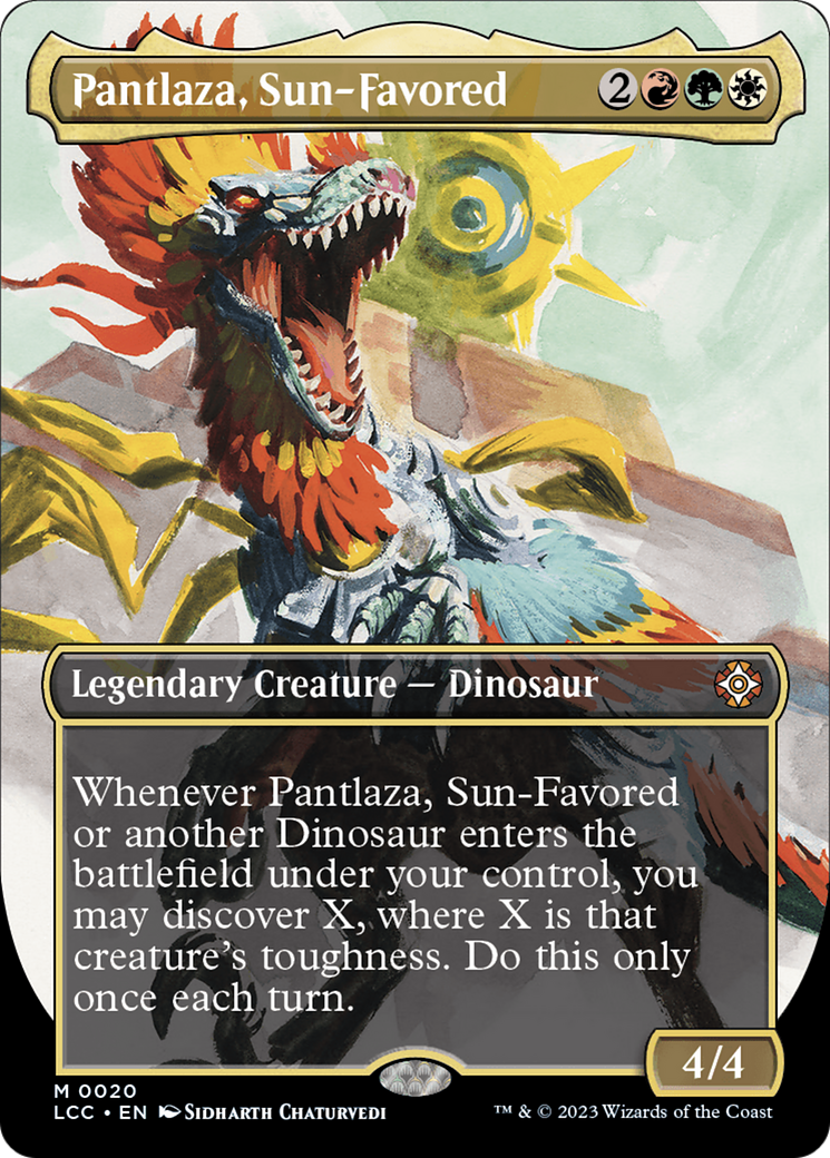 Pantlaza, Sun-Favored (Borderless) [The Lost Caverns of Ixalan Commander] | Eastridge Sports Cards & Games