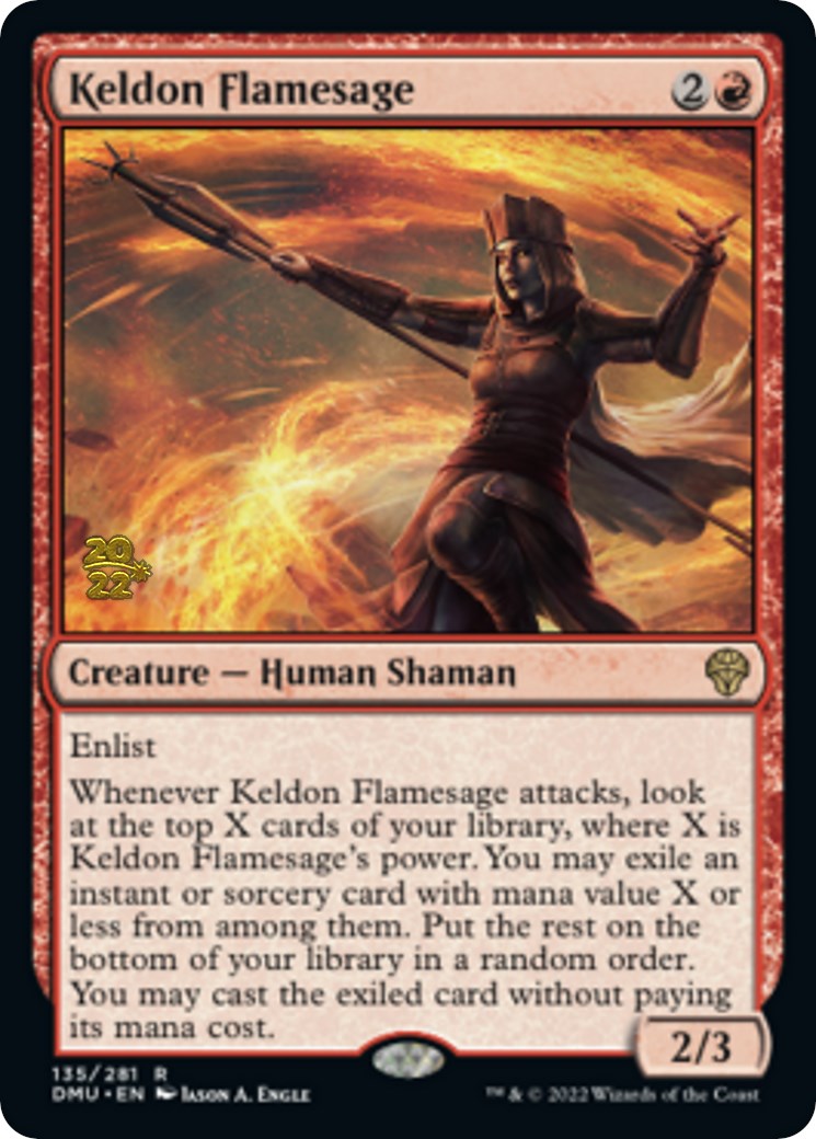 Keldon Flamesage [Dominaria United Prerelease Promos] | Eastridge Sports Cards & Games