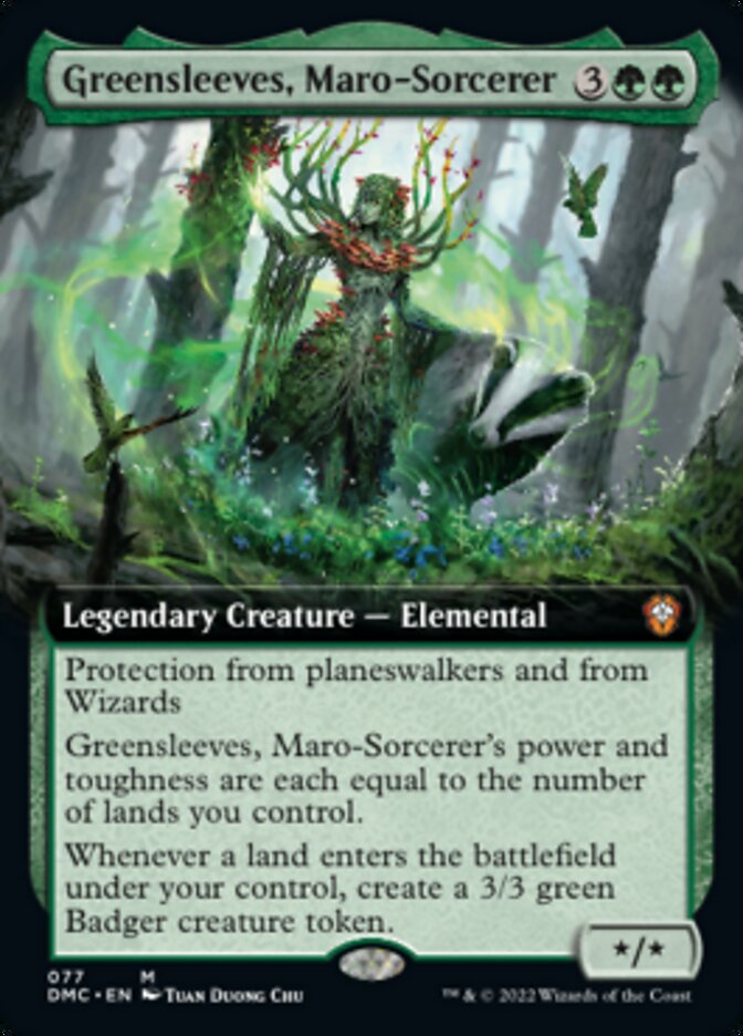 Greensleeves, Maro-Sorcerer (Extended Art) [Dominaria United Commander] | Eastridge Sports Cards & Games