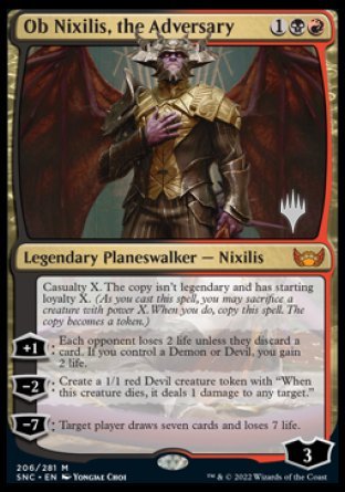 Ob Nixilis, the Adversary (Promo Pack) [Streets of New Capenna Promos] | Eastridge Sports Cards & Games