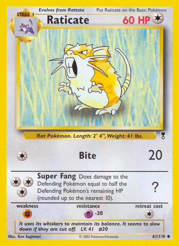 Raticate (61/110) [Legendary Collection] | Eastridge Sports Cards & Games