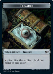 Copy // Treasure Double-sided Token [Innistrad: Crimson Vow Tokens] | Eastridge Sports Cards & Games