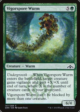 Vigorspore Wurm [Guilds of Ravnica] | Eastridge Sports Cards & Games