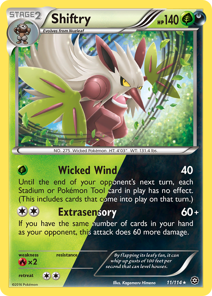 Shiftry (11/114) [XY: Steam Siege] | Eastridge Sports Cards & Games