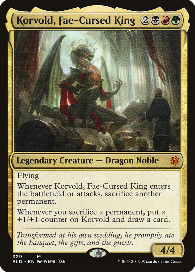 Korvold, Fae-Cursed King [Throne of Eldraine] | Eastridge Sports Cards & Games