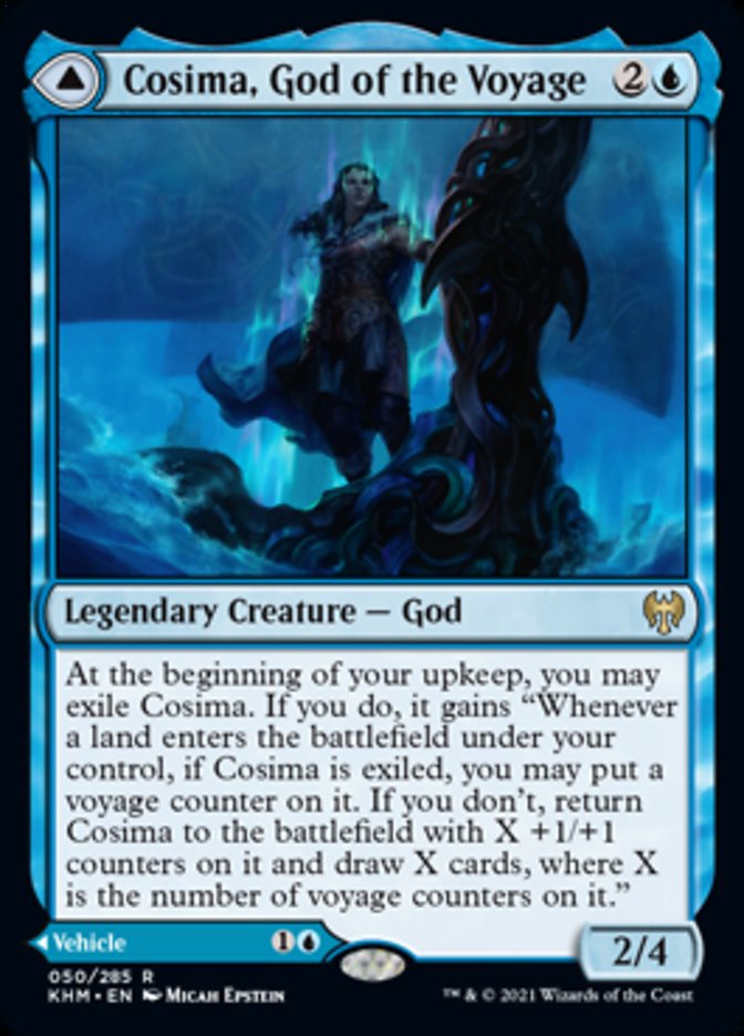 Cosima, God of the Voyage // The Omenkeel [Kaldheim] | Eastridge Sports Cards & Games