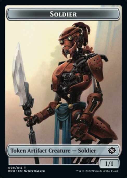 Powerstone // Soldier (009) Double-Sided Token [The Brothers' War Tokens] | Eastridge Sports Cards & Games