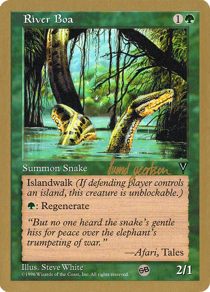 River Boa (Svend Geertsen) (SB) [World Championship Decks 1997] | Eastridge Sports Cards & Games