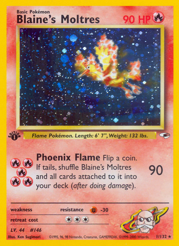 Blaine's Moltres (1/132) [Gym Heroes 1st Edition] | Eastridge Sports Cards & Games