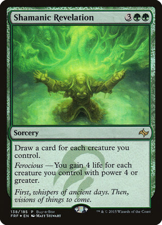 Shamanic Revelation [Fate Reforged Promos] | Eastridge Sports Cards & Games