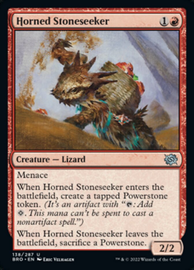 Horned Stoneseeker [The Brothers' War] | Eastridge Sports Cards & Games